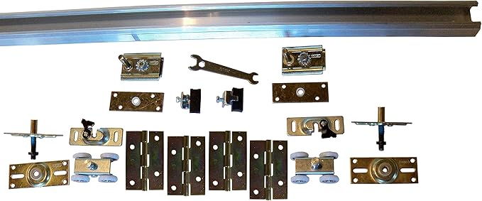 Series 1 Heavy Duty Bifold Track and Hardware Kit (60 inch 4-Door System)