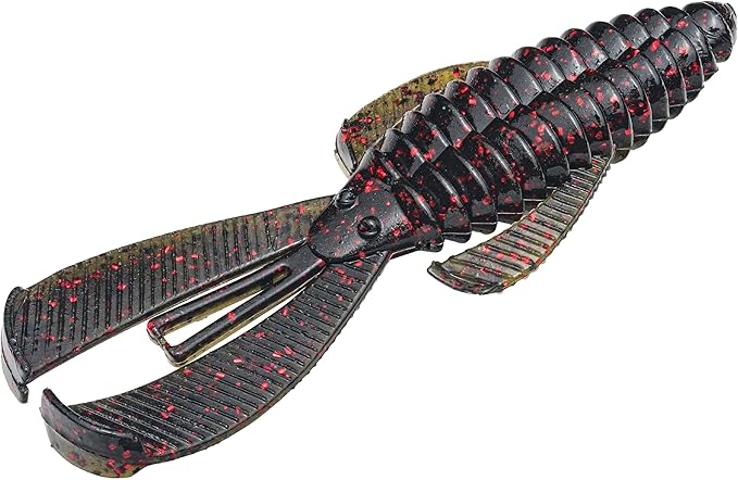 Strike King Rage Bug Fishing Lure, Soft Plastic Grub, Unique Design, Subtle Action