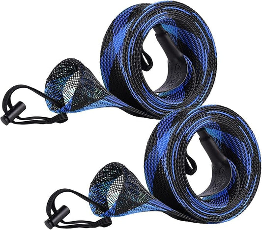 SF Fishing Rod Sock Fishing Rod Sleeve Rod Cover Braided Mesh Rod Protector Pole Gloves Fishing Tools for Spinning Fishing Rod,Casting Rod,Musky Rod, Ice Rod, Fly Rod, Spey Rod