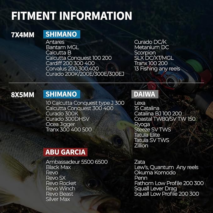 GOMEXUS Power Handle Compatible for Shimano Tranx Daiwa Zillion Abu Garcia 13 Fishing Baitcasting Reel Replacement Crank with TPE Knob, Bass Fishing