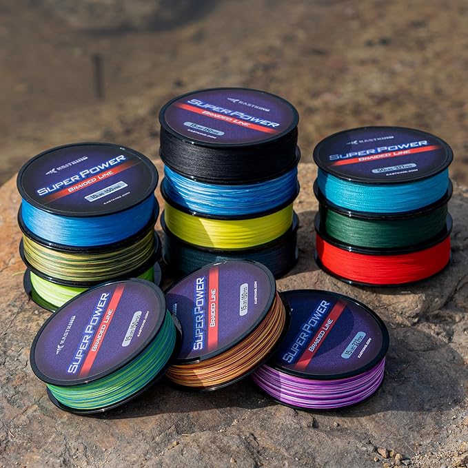 KastKing SuperPower Braided Fishing Line - Abrasion Resistant Braided Lines – Incredible Superline – Zero Stretch – Smaller Diameter – A Must-Have!
