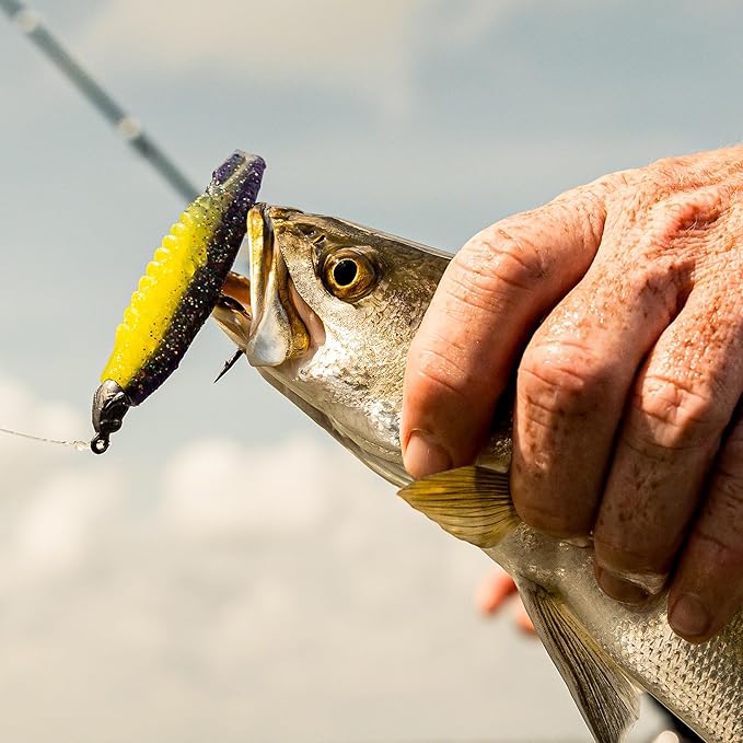 6th Sense – Party Paddle 4.3" – Saltwater Swimbait – Inshore Fishing – Redfish/Trout/Snook – Paddle Tail Soft Plastic