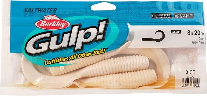 Berkley Gulp! Grub Saltwater Fishing Soft Bait
