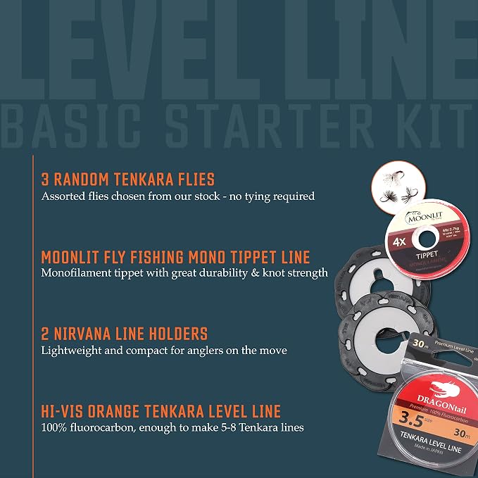 DRAGONtail Basic Tenkara Level Line Starter Kit