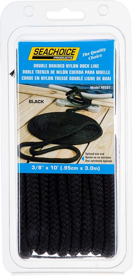 Seachoice Double-Braid Nylon Dock Line