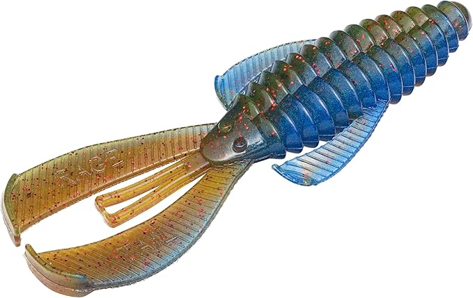 Strike King Rage Bug Fishing Lure, Soft Plastic Grub, Unique Design, Subtle Action