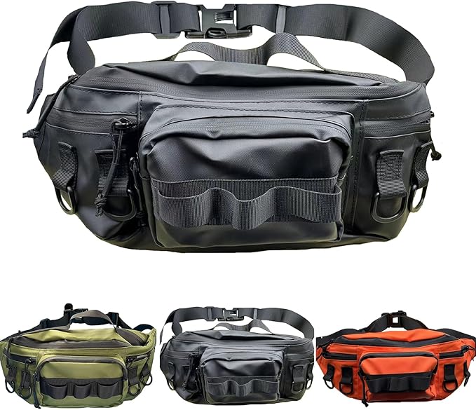 Fishing Fanny Pack for Men -Fishing Fanny Pack-Lightweight and Fishing Sling Pack