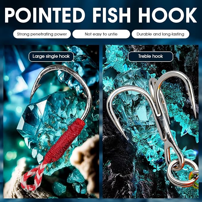 27Pcs Fishing Lures Kit, Hard and Soft Bait Set for Bass Trout Pike, Deep Diving Crankbaits with Premium Gift Box, Freshwater and Saltwater Fishing Tackle Gear for Men Dad Husband