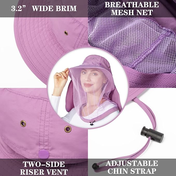 Palmyth Head Net Hat, Sun Hat Safari Hat