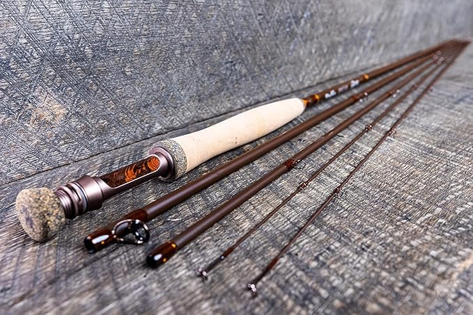Moonshine Rod Company Fast Action Fly Fishing Rod – Carbon Fiber Graphite Rod with Zippered Travel Case – Drifter II, Vesper, Epiphany ESN, Outcast, Phantom & Rambler Series - 2WT up to 12WT Rods