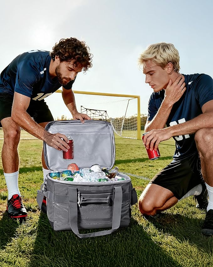 TOURIT Soft Sided Cooler Bag Insulated 30/48/60 Cans, Large Collapsible & Leakproof Ice Chest for Picnic, Beach, Camping, Travel, Sports Fan Coolers