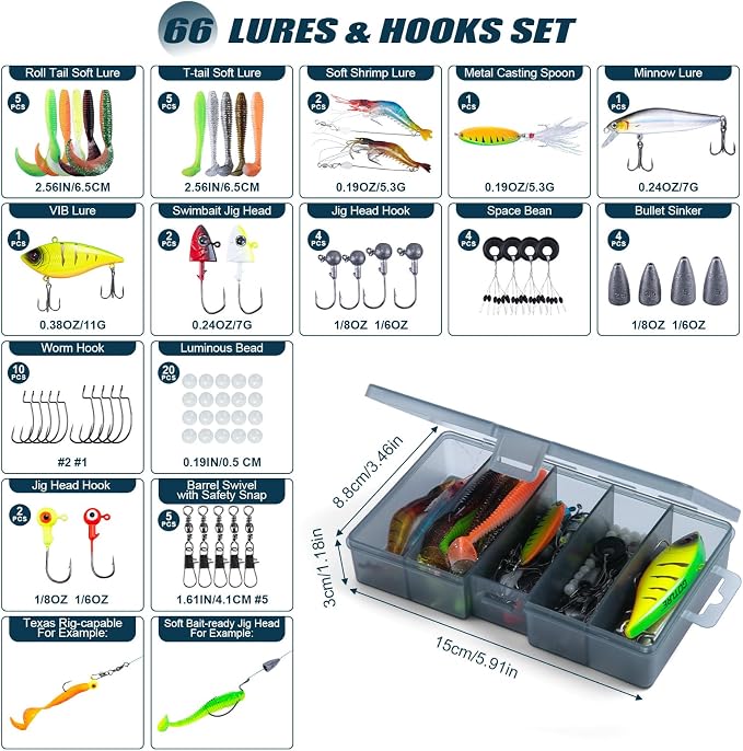 Goture Fishing Rod and Reel Combos-2PCS Telescopic Fishing Pole+2PCS Spinning Reels with Carrier Bag,1.8M-2.7M Telescopic Rod Reel Kit for Starter Travel Saltwater Freshwater,Gifts for Men