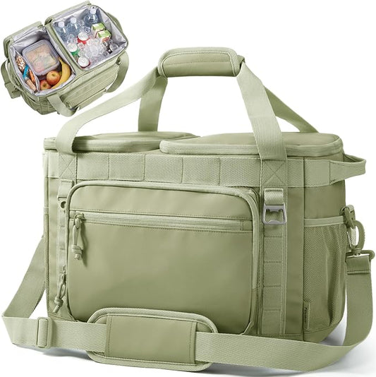 TOURIT Soft Sided Cooler Bag Insulated 30/48/60 Cans, Large Collapsible & Leakproof Ice Chest for Picnic, Beach, Camping, Travel, Sports Fan Coolers
