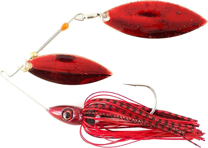Nichols Lures Pulsator Metal Flake Double Willow Spinnerbait
