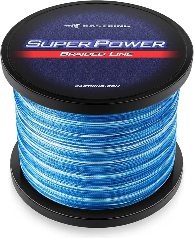 KastKing SuperPower Braided Fishing Line - Abrasion Resistant Braided Lines – Incredible Superline – Zero Stretch – Smaller Diameter – A Must-Have!