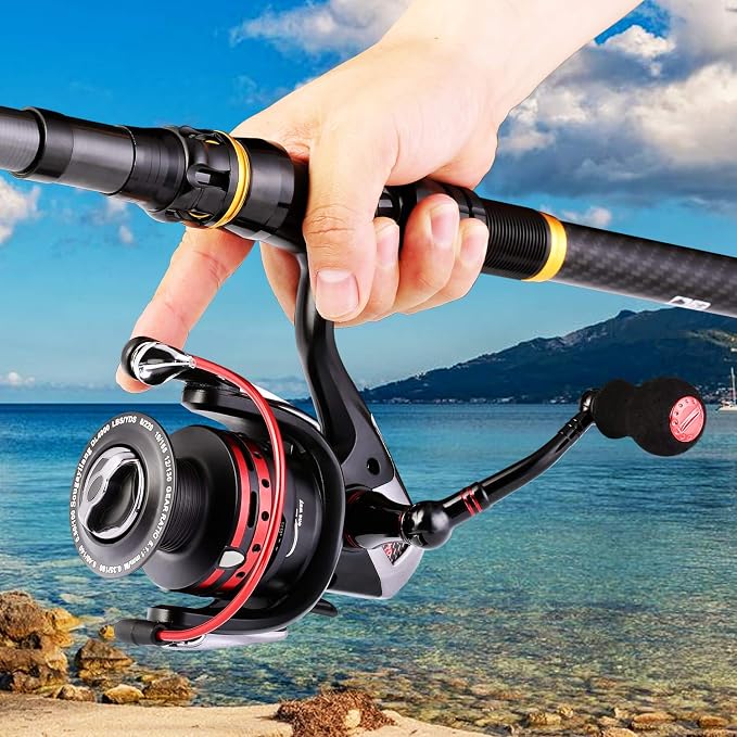 Sougayilang Fishing Reels Powerful 13+1BB Spinning Reels Ultra Smooth Reel for Saltwater or Freshwater