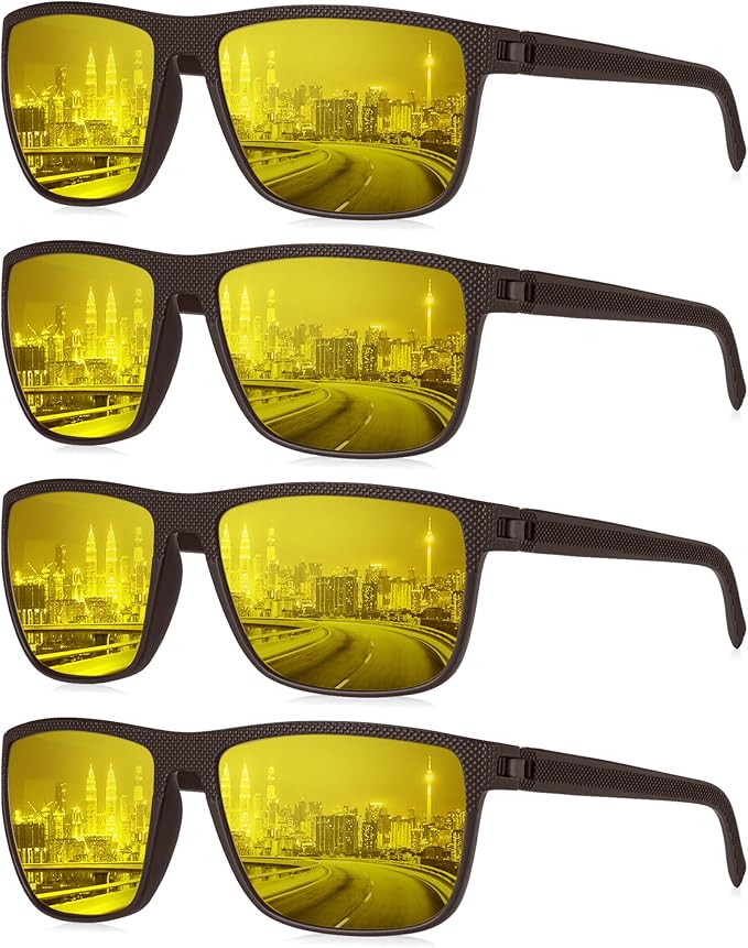 KALIYADI Mens Sun-Glasses Polarized Sunglasses-Men: Classic Sunglasses with Ultraviolet Protection for Driving Fishing Golf
