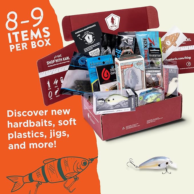 Catch Co Mystery Tackle Box Freshwater Largemouth and Smallmouth Bass Lures Fishing Kit