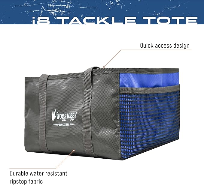FROGG TOGGS Fishing Tray Tote, Secures Organizes and Protects Tackle Trays
