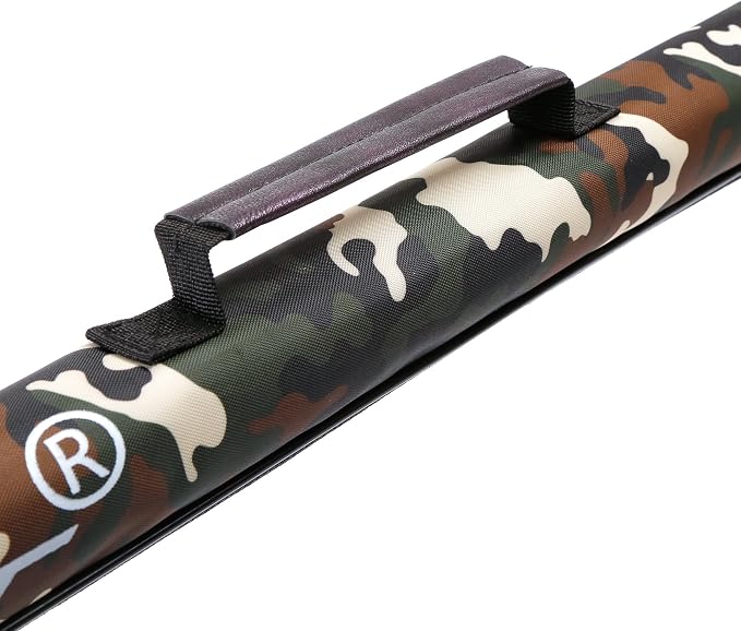 Foldable Fishing Rod Bag 45-Inches Durable Fishing Tackle Bag Storage Bag Portable Rod Tubes Rod Cases (Suit for 2-Piece 7-Feet Rod)