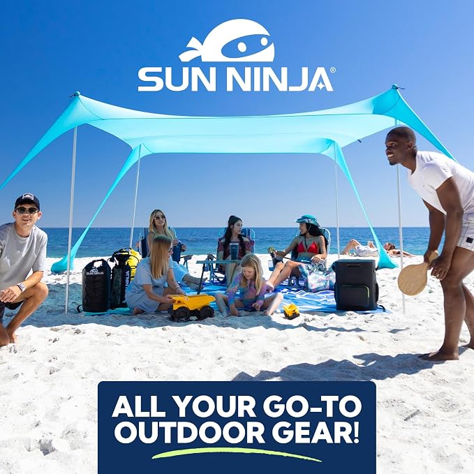 Sun Ninja Floating Dry Bag Cooler – Roll Top Leak Proof Closure, Collapsible, Waterproof Outdoor Cooler with Padded Shoulder Strap - Perfect for Kayaking, Fishing, Beach, Hiking -20L