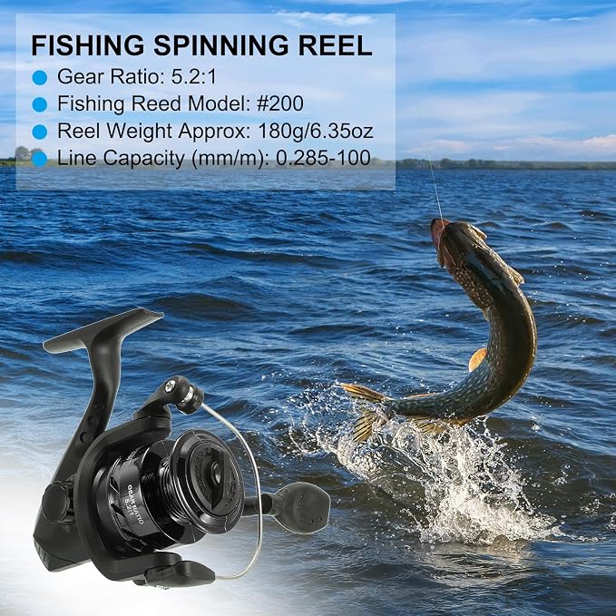 PATIKIL Fishing Reel Left/Right Interchangeable Handle