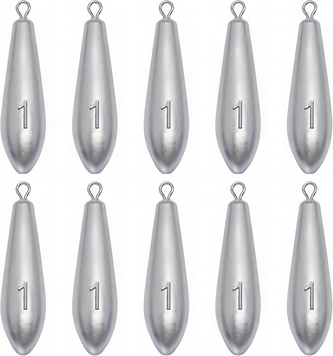 Drop Shot Fishing Weights Sinkers for Saltwater Freshwater Fishing