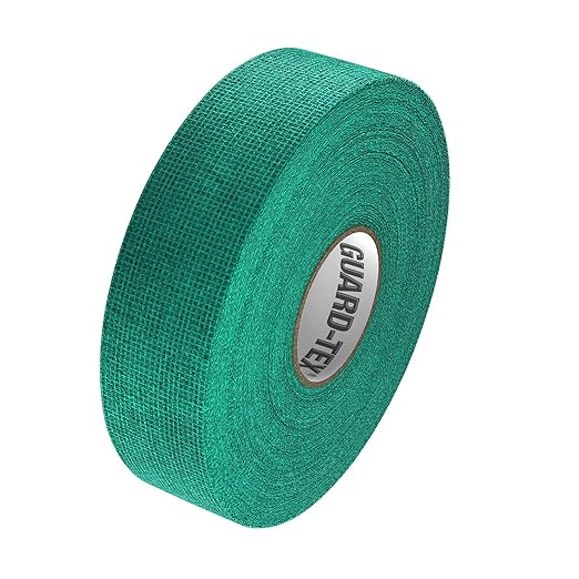 Guard-Tex® Green Finger Tape 1 in Self-Adhering Cotton Gauze for Trades — No Adhesive No Residue Skin Protection and Tool Grip — 12 Rolls x 90 ft — Made in USA Since 1935