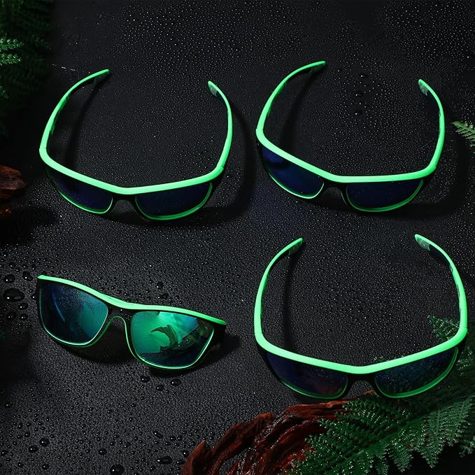 TOODOO 4 Pairs Men Polarized Sunglasses with UV Protection Driving Glasses Sports for Sport Outdoor Activities