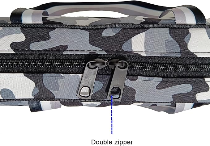 Portable Fishing Rod Bag Collapsible Fishing Bag Large Capacity Outdoor Nylon Carrying Case