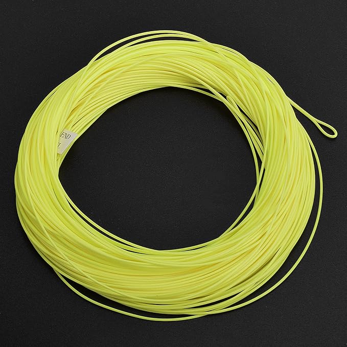SF Fly Fishing Line Weight Forward Floating Fly Line for Fly Fishing 3wt 4wt 5wt 6wt 7wt 8wt 100FT Double Welded Loops