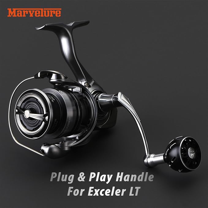 Mamba Series Power Handle 2.28'' (58 mm) Compatible for Daiwa Fuego LT, Ballistic LT, Tatula LT, Exceler LT 1000-4000 Spinning Fishing Reels