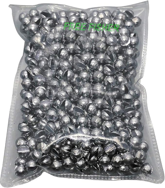 Removable Split-Shot,500Pcs Lead Sinking Split Shots Fishing Sinkers,Fishing Weights Sinkers