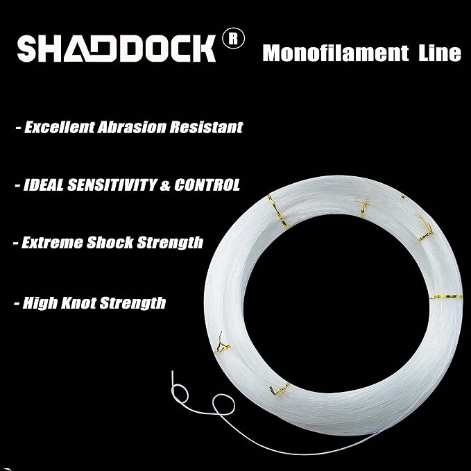 Monofilament Fishing Line 547yds 13 lb.-396 lb. Nylon Mono Fishing Lines - Super Strong Monofilament Fishing Leader Line Speargun Line for Saltwater/Freshwater