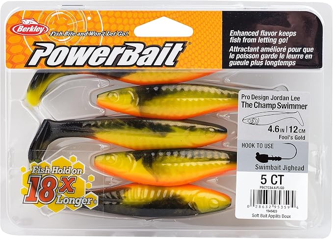 Berkley PowerBait The Champ Swimmer Fishing Soft Bait