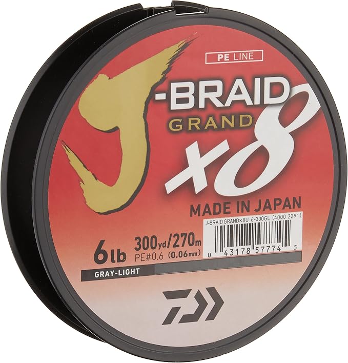 Daiwa J-Braid Grand 8 X 300 YDS Filler Spool