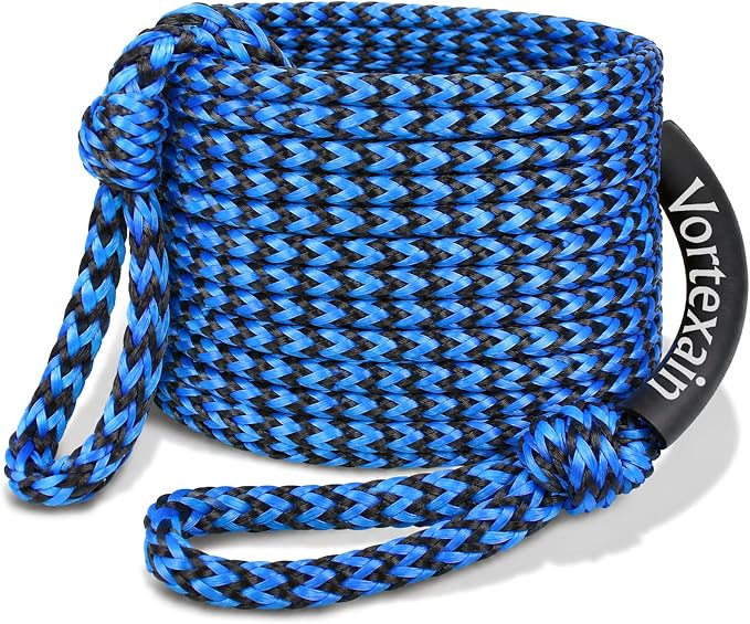 Boat Tow Rope 60ft 3-6K, Floating Ropes for Towable Tubes Accessories