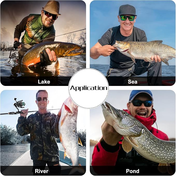 PLUSINNO Fishing Lures, All-in-One Fishing Tackle Box with Tackle Included, Fishing Gear Lure Bait Accessories Kit for Freshwater Bass Trout, Ideal Fishing Gifts for Men, Father & Beginners
