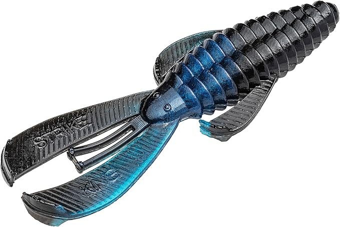 Strike King Rage Bug Fishing Lure, Soft Plastic Grub, Unique Design, Subtle Action