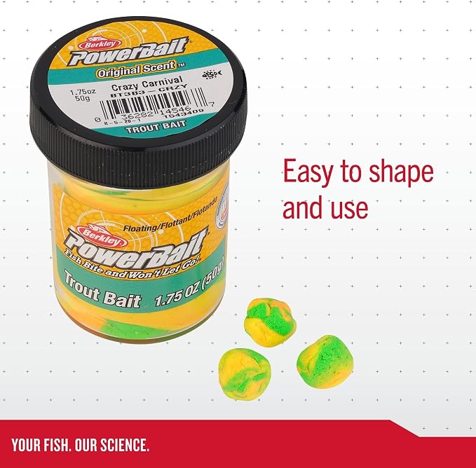 Berkley PowerBait Trout Fishing Dough Bait