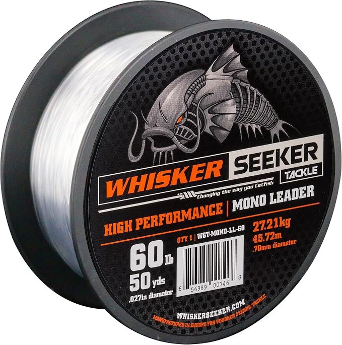 Ultra-Clear Catfish Leader Line - 50 Yard Spool