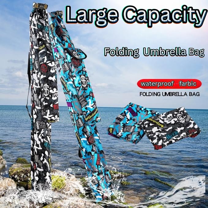 Rod Storage Cover,Fishing Rod Sleeve,Beach Umbrella Storage,Kite Bag,Canvas Bag,Golf Umbrella Cover,Waterproof Multi-functional Case