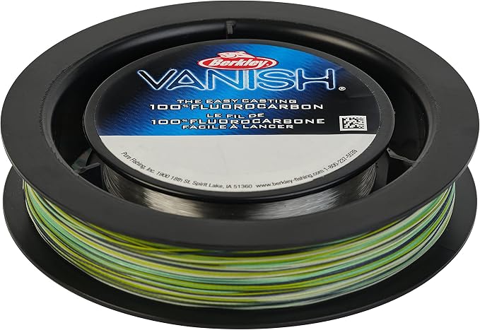 SpiderWire UltraCast Braided Fishing Line with Berkley Vanish Dual Fishing Spool