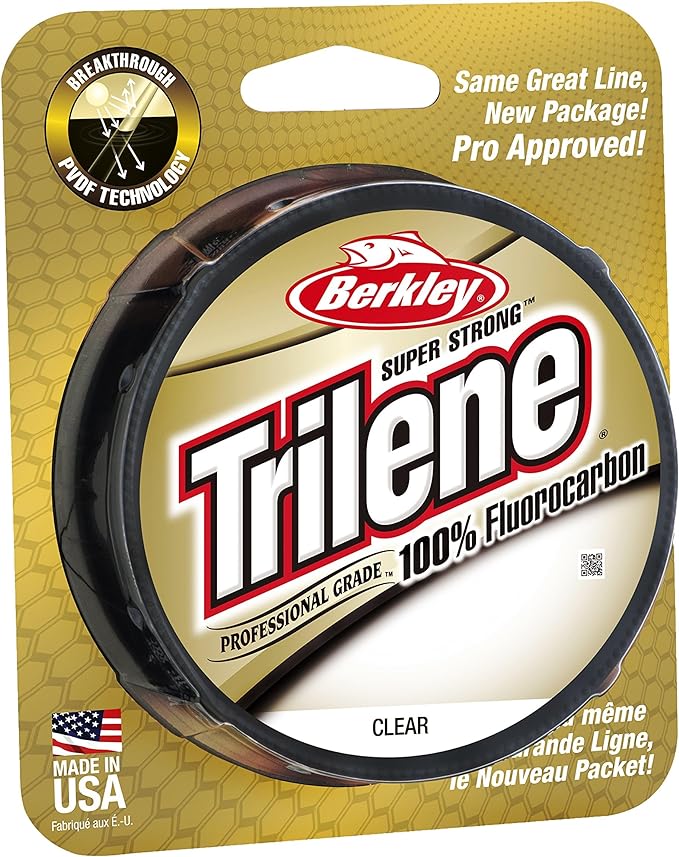 BerkleyTrilene 100% Fluorocarbon Clear 0.015in | 0.38mm
