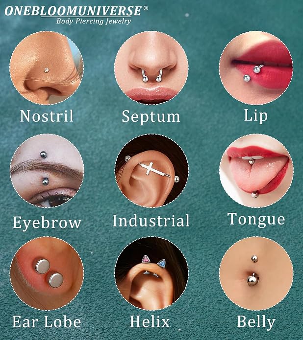 Upgraded Anti-Slip Piercing Ball Grabber Tool with Ergonomic Design for Changing Jewelry, Stainless Steel Jeweler Pick Up Tool 4 Claw Gem Piercing Changing Tool Body Piercing Kit for Ear Nose Lip