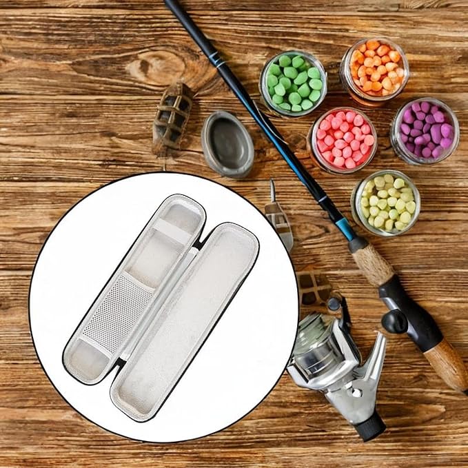 kowaku Hard Shell Fishing Carrying Case Fishing Rod Reel Organizer Shock Proof Multi-use Fishing Carry Bag for Fishing Poles Anglers