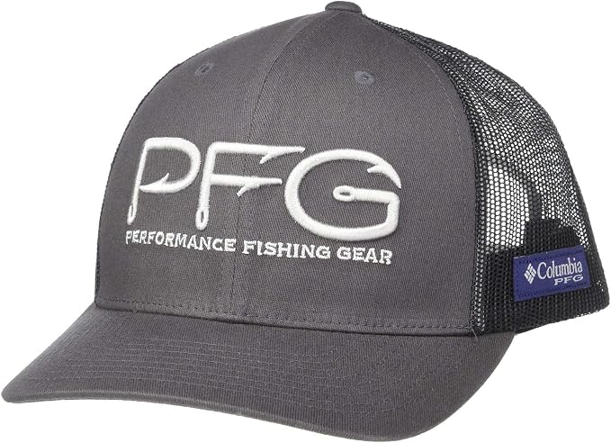 Columbia Unisex PFG Fish Flag Mesh Ball Cap