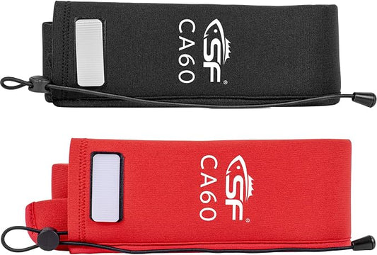 SF Neoprene Fishing Rod Sleeve Rod Cover for Casting, Spinning, Trolling Fishing Rods Protect Cover Floating Rods Storage Case,Hook Resistant