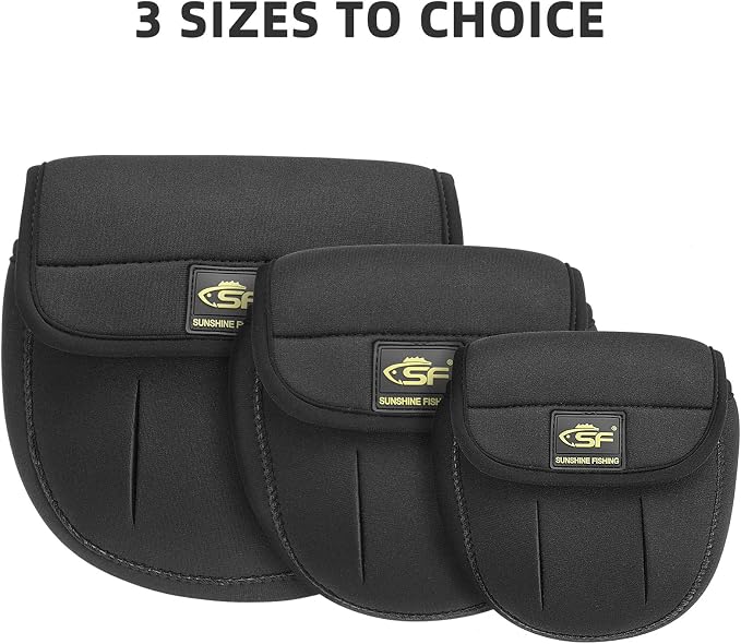SF Spinning Reel Cover Case Bag Pouch Glove Fits 200 500 1000 2000 3000 4000 5000 6000 Series Spinning Reels