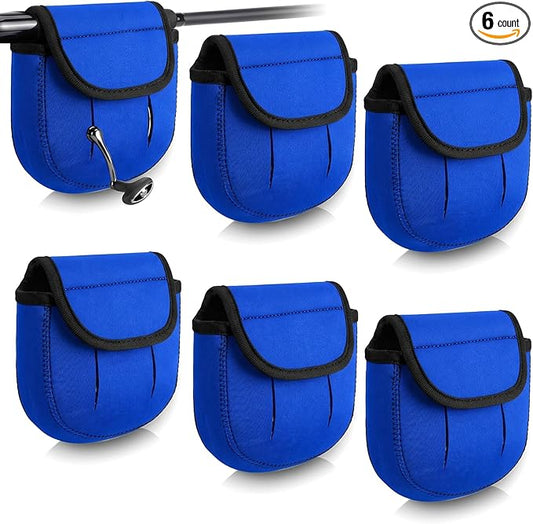 Fishing Spinning Reel Cover Bag for 2000-6000 Series Baitcasting Trolling Fishing Reels Protective Cover Case Pouch Sleeve Gloves